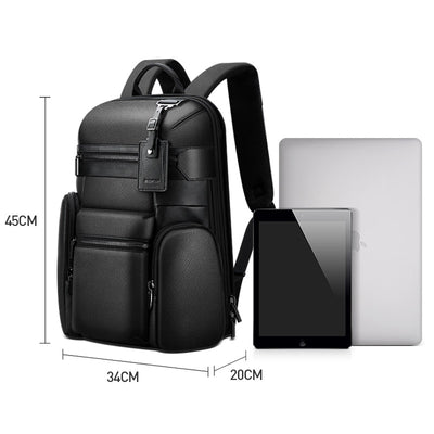 Genuine Leather Business Backpack